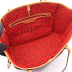 Louis Vuitton Tote Bag Neverfull MM Monogram Wave Rouge Yayoi Kusama Leather — view 3