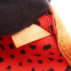 Louis Vuitton Tote Bag Neverfull MM Monogram Wave Rouge Yayoi Kusama Leather — view 5