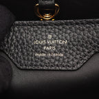 Louis Vuitton Handbag Capucines PM Noir Cream 2-Way Pink — view 4