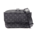 Louis Vuitton Shoulder Bag Steamer Messenger Monogram Eclipse Leather