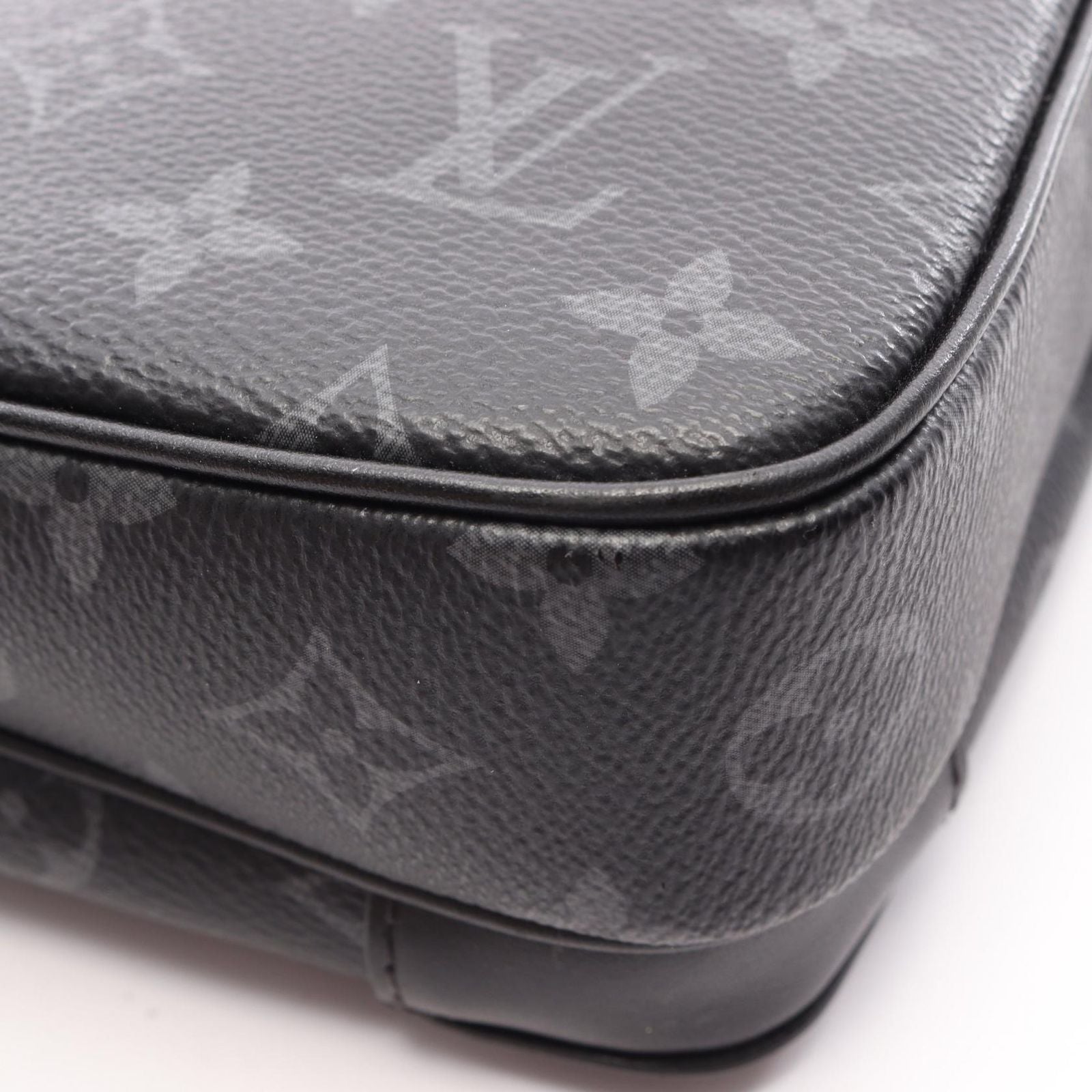 Louis Vuitton Shoulder Bag Steamer Messenger Monogram Eclipse Leather — view 6