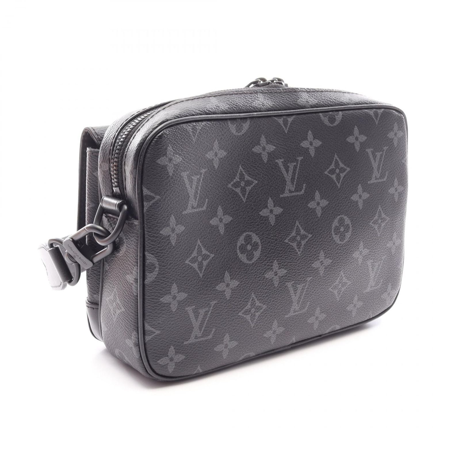 Louis Vuitton Shoulder Bag Steamer Messenger Monogram Eclipse Leather — view 2