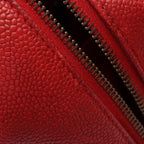Chanel Shoulder Bag Quilted Bow Red Caviar Leather — view 6