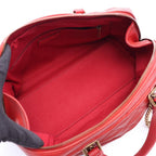 Chanel Shoulder Bag Quilted Bow Red Caviar Leather — view 3
