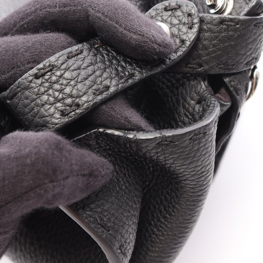 Fendi Business Bag Peekaboo Selleria Black Leather Fit Monster 2-Way — view 7