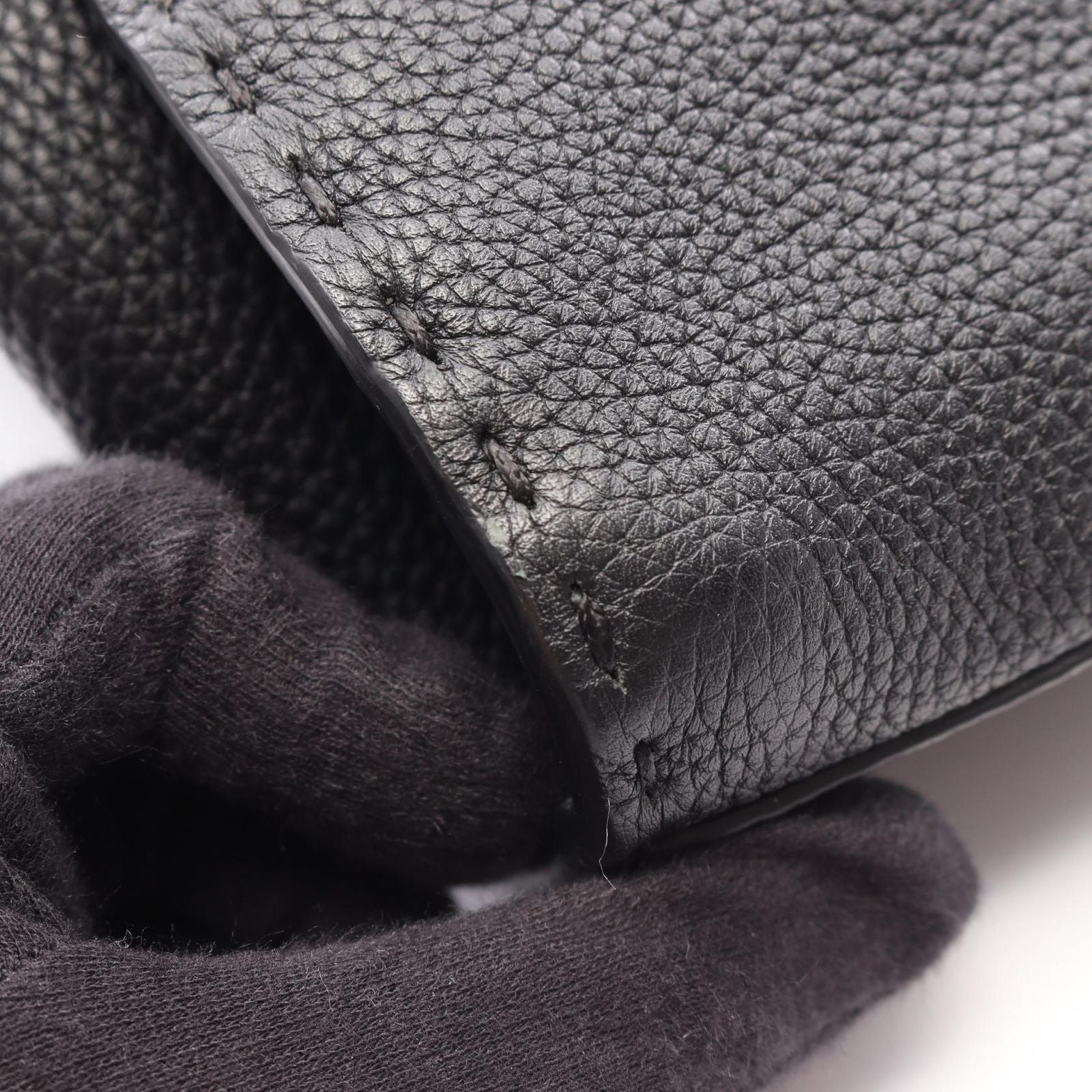 Fendi Business Bag Peekaboo Selleria Black Leather Fit Monster 2-Way — view 8