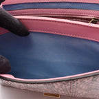 Gucci Handbag Queen Mar Galet 2-Way Pink Black Multi Exotic Leather Small — view 8