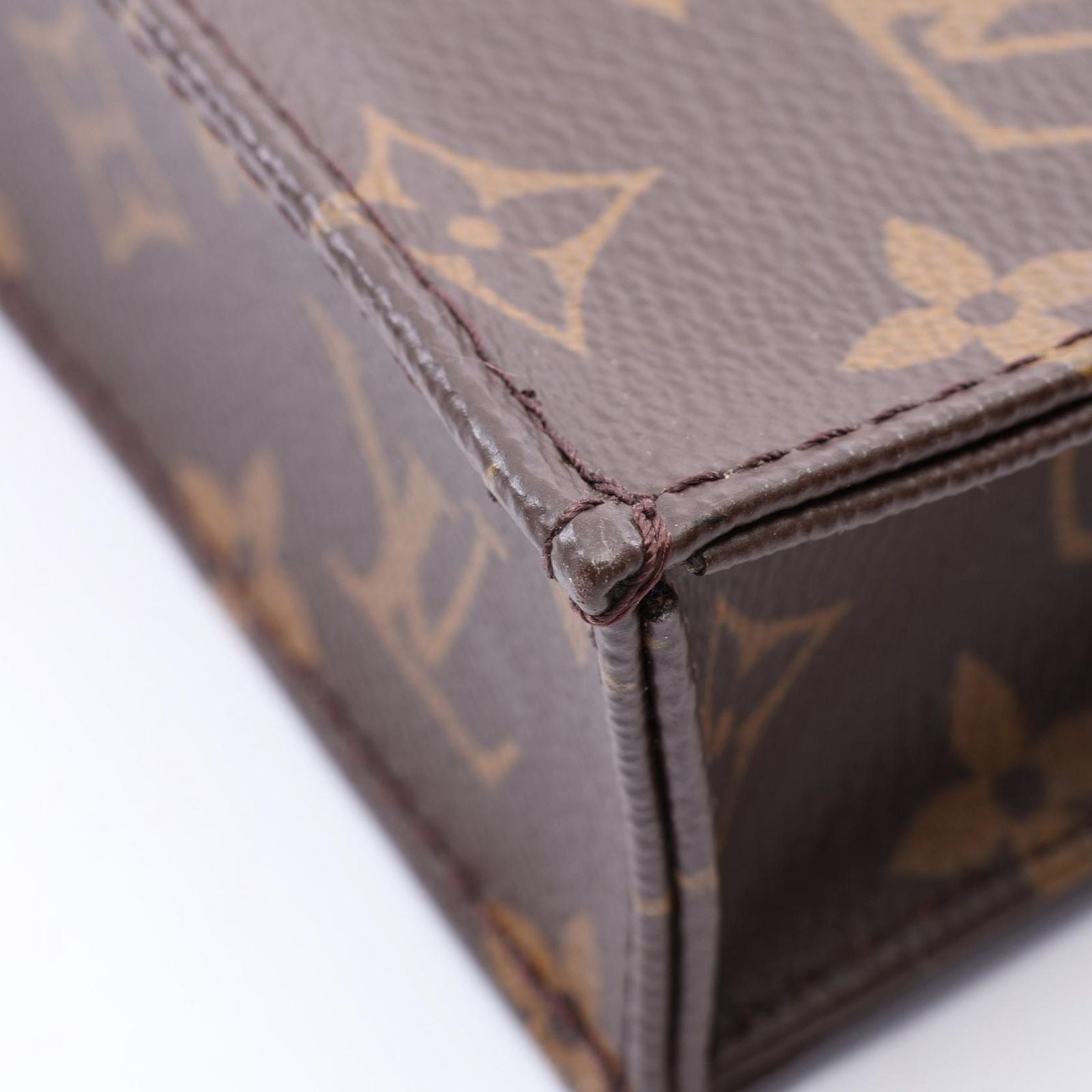Louis Vuitton Handbag Sac Plat Leather Petite — view 7