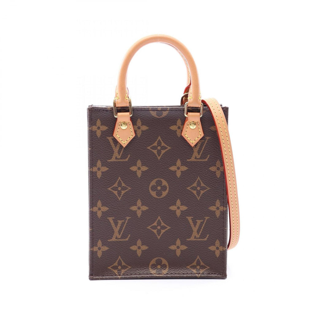 Louis Vuitton Handbag Sac Plat Leather Petite