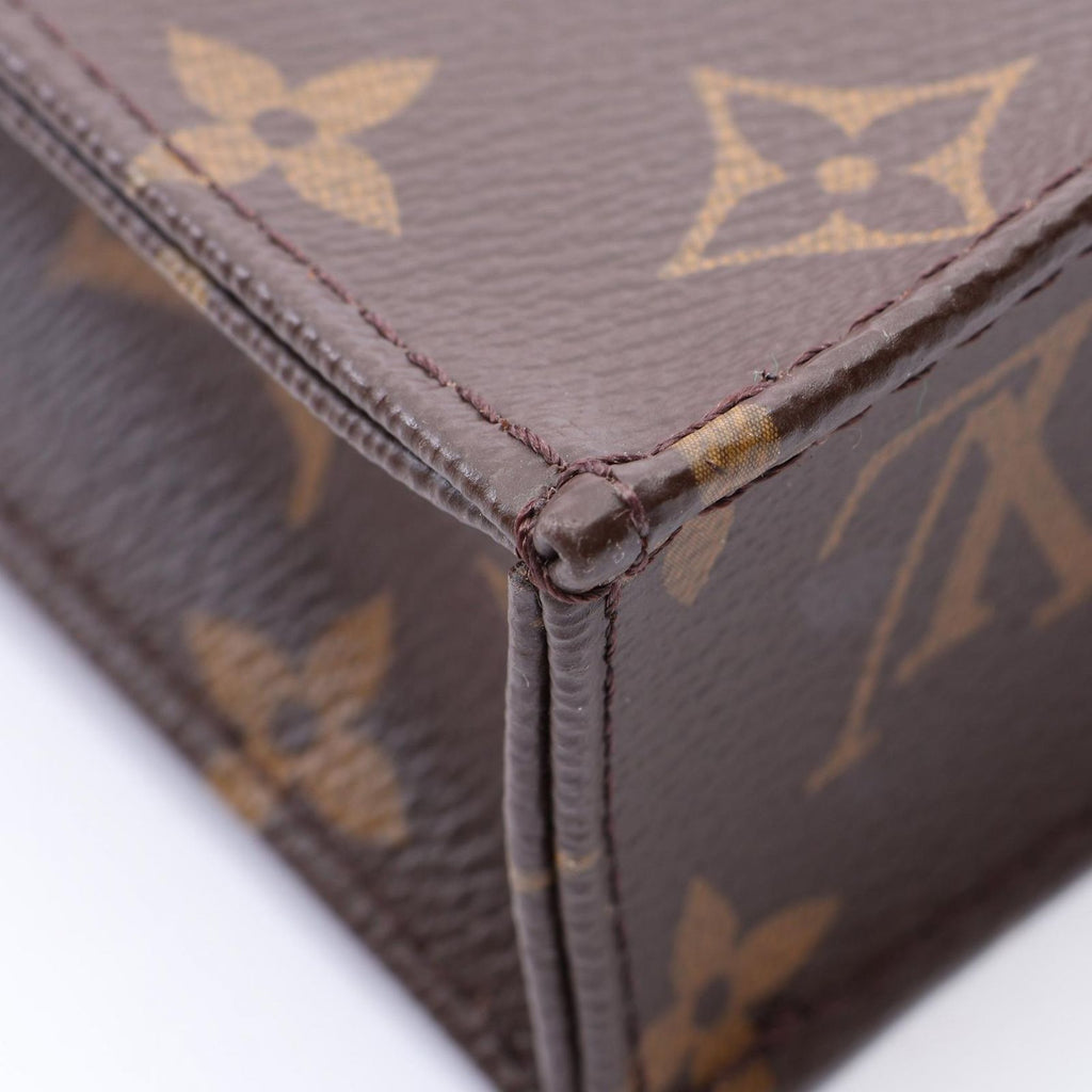 Louis Vuitton Handbag Sac Plat Leather Petite — view 8