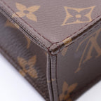 Louis Vuitton Handbag Sac Plat Leather Petite — view 8