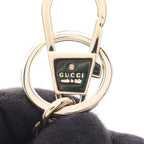 Gucci Key Holder Yuko Higuchi GG Supreme Boris Beige Brown Multi Leather Charm — view 3