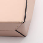 Fendi Handbag Shopping Bag Small Light Pink Black Leather Pack — view 6