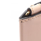 Fendi Handbag Shopping Bag Small Light Pink Black Leather Pack — view 5