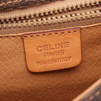 Celine Shoulder Bag Macadam Brown Dark Leather — view 4