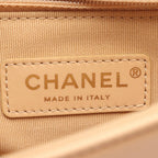 Chanel Shoulder Bag Quilted Beige Lambskin Full Flap Chain — view 4