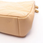 Chanel Shoulder Bag Quilted Beige Lambskin Full Flap Chain — view 7
