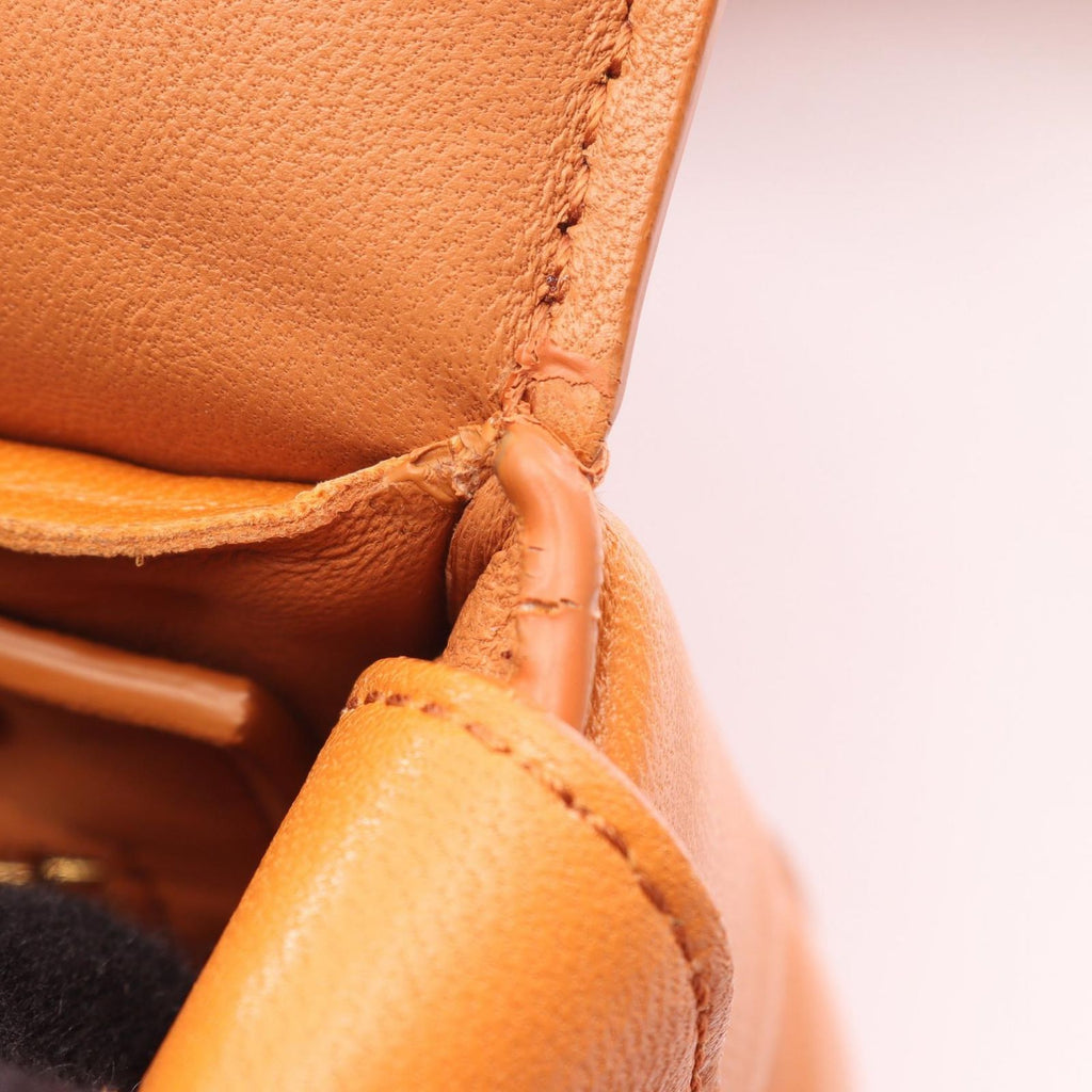 Bottega Veneta Shoulder Bag Padette Cassette Intrecciato Orange Leather Padet — view 6