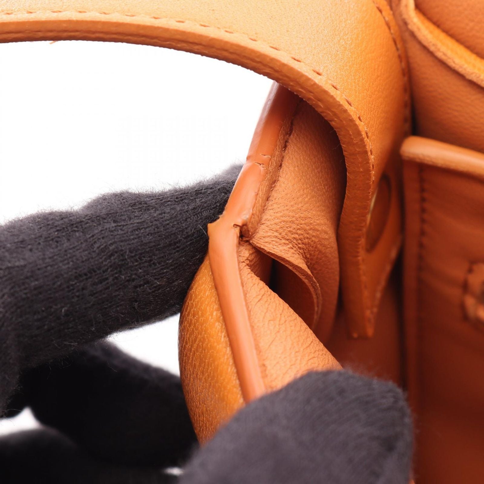 Bottega Veneta Shoulder Bag Padette Cassette Intrecciato Orange Leather Padet — view 5