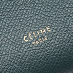 Celine Belt Bag Mini 2-Way Dark Green Leather — view 4