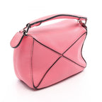 Loewe Handbag Puzzle Bag Mini 2-Way Pink Leather — view 2
