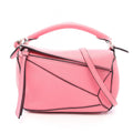 Loewe Handbag Puzzle Bag Mini 2-Way Pink Leather