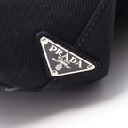 Prada Tote Bag Canapa Drill Black Canvas 2-Way Medium — view 5