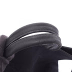 Prada Tote Bag Canapa Drill Black Canvas 2-Way Medium — view 6