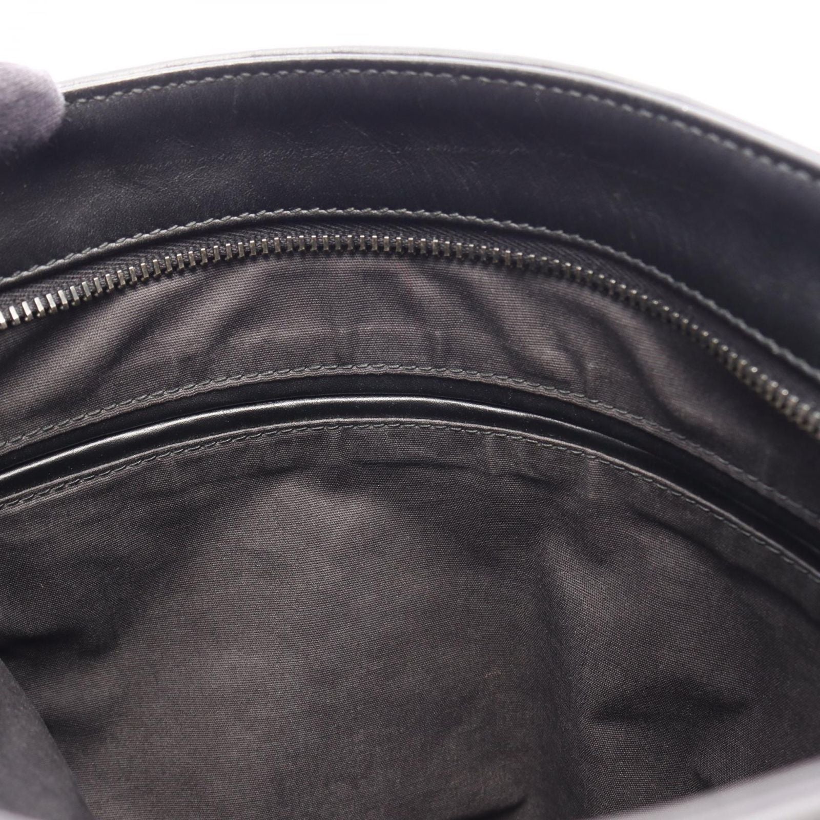 Bottega Veneta Shoulder Bag Intrecciato Black Leather — view 5