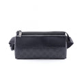 Gucci Waist Bag GG Supreme Black Gray Leather