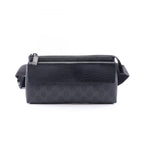 Gucci Waist Bag GG Supreme Black Gray Leather