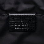 Gucci Waist Bag GG Supreme Black Gray Leather — view 4