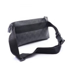 Gucci Waist Bag GG Supreme Black Gray Leather — view 2