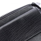 Gucci Waist Bag GG Supreme Black Gray Leather — view 8