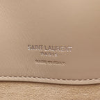 Saint Laurent Paris Handbag le 37 Small 2-Way Light Beige Leather — view 4
