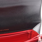 Celine Shoulder Bag Black Leather Gancini — view 5