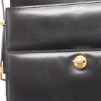 Celine Shoulder Bag Black Leather Gancini — view 6