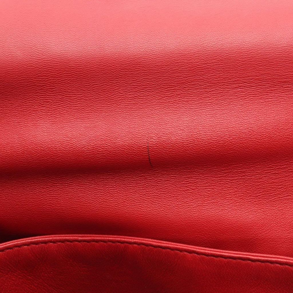 Bottega Veneta Shoulder Bag Small Limpia Red Leather Intrecciato — view 6