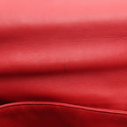 Bottega Veneta Shoulder Bag Small Limpia Red Leather Intrecciato — view 6