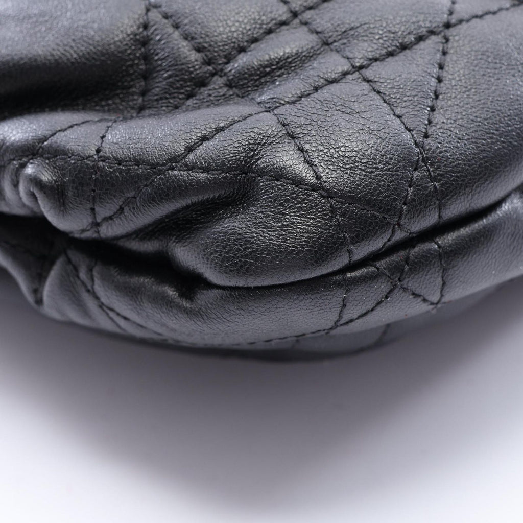 Dior Shoulder Bag Ami Cannage Black Leather Ami Medium — view 5