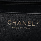 Chanel Shoulder Bag V-stitch Chevron 2-Way Black Lambskin Top Handle Chain — view 4