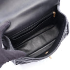 Chanel Shoulder Bag V-stitch Chevron 2-Way Black Lambskin Top Handle Chain — view 3