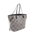 Louis Vuitton Tote Bag Neverfull MM Noir Canvas Leather — view 2