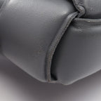 Bottega Veneta Shoulder Bag Padded Cassette Intrecciato Gray Leather Maxi — view 8
