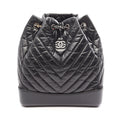 Chanel Backpack Gabrielle Black Leather