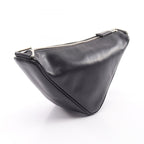 Prada Shoulder Bag Triangle Black Leather — view 2