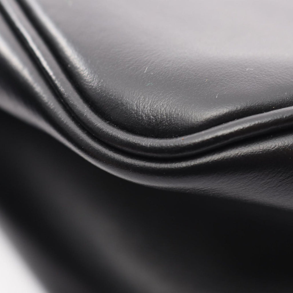 Prada Shoulder Bag Triangle Black Leather — view 6