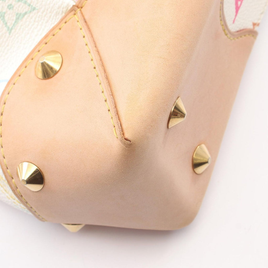 Louis Vuitton Handbag Judy MM Monogram Multicolor Blanc 2-Way Leather — view 8