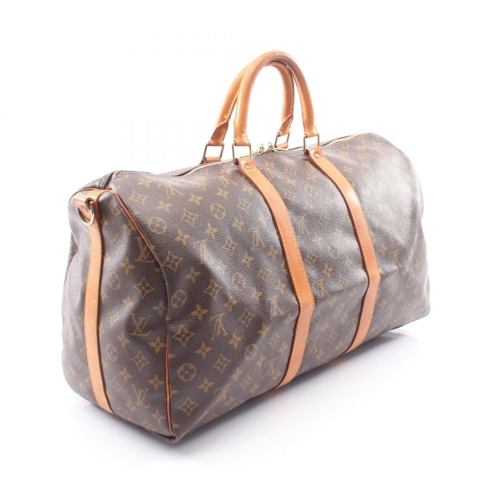 Louis Vuitton Boston Bag Keepall Bandouliere 50 Monogram Leather 50 — view 2