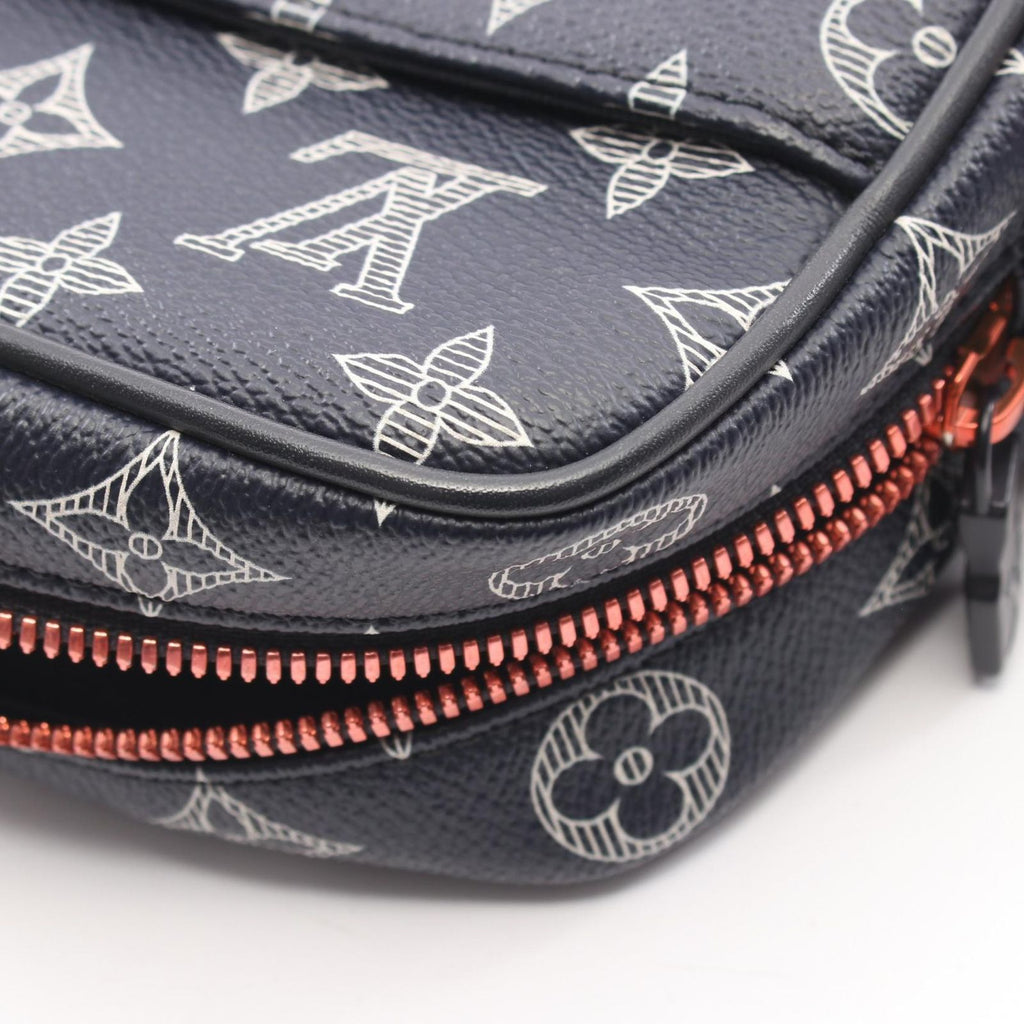 Louis Vuitton Shoulder Bag Danube PM Monogram Ink Upside Down Leather — view 7